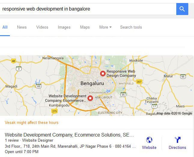 Bangalore Map 