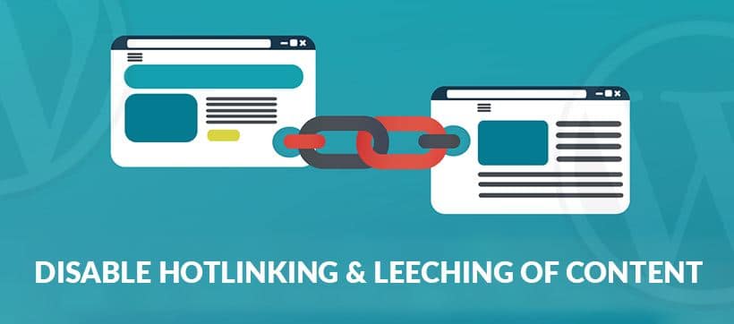 Disable hotlinking and leeching of content