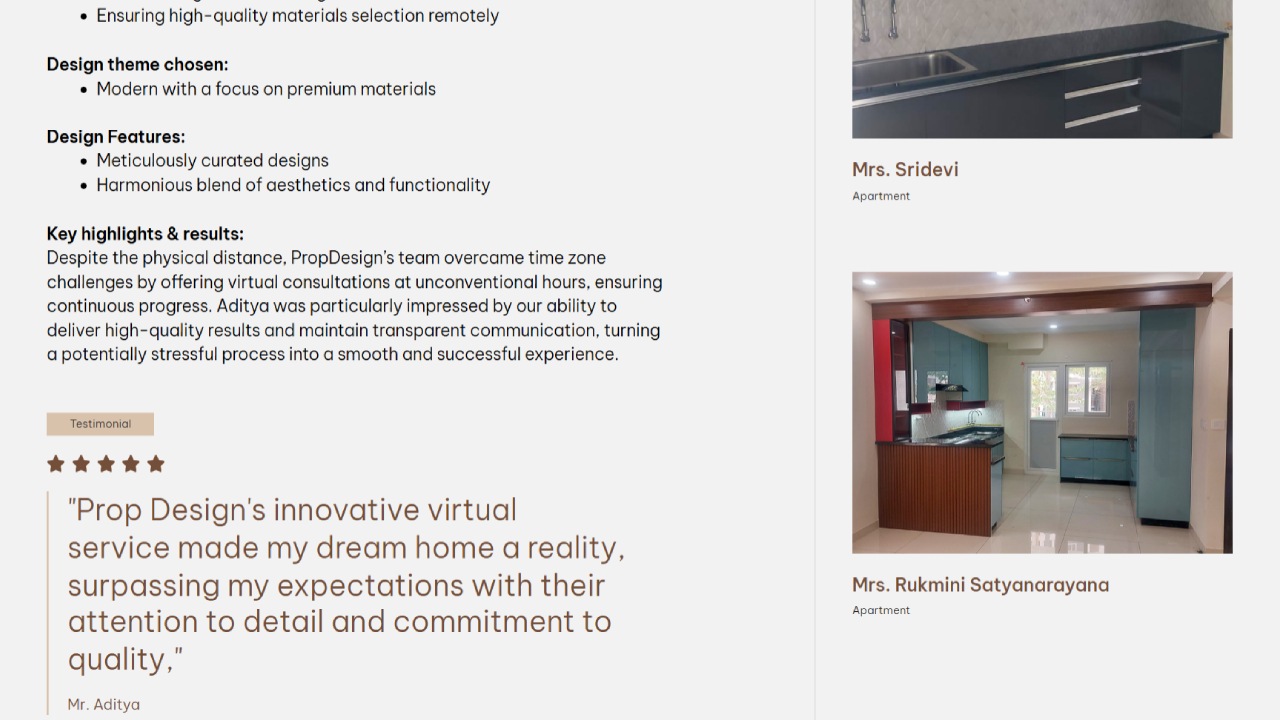 Our work portfolio review