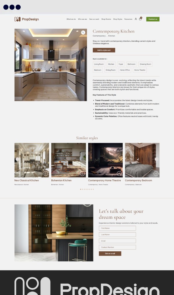 PropDesign design detail