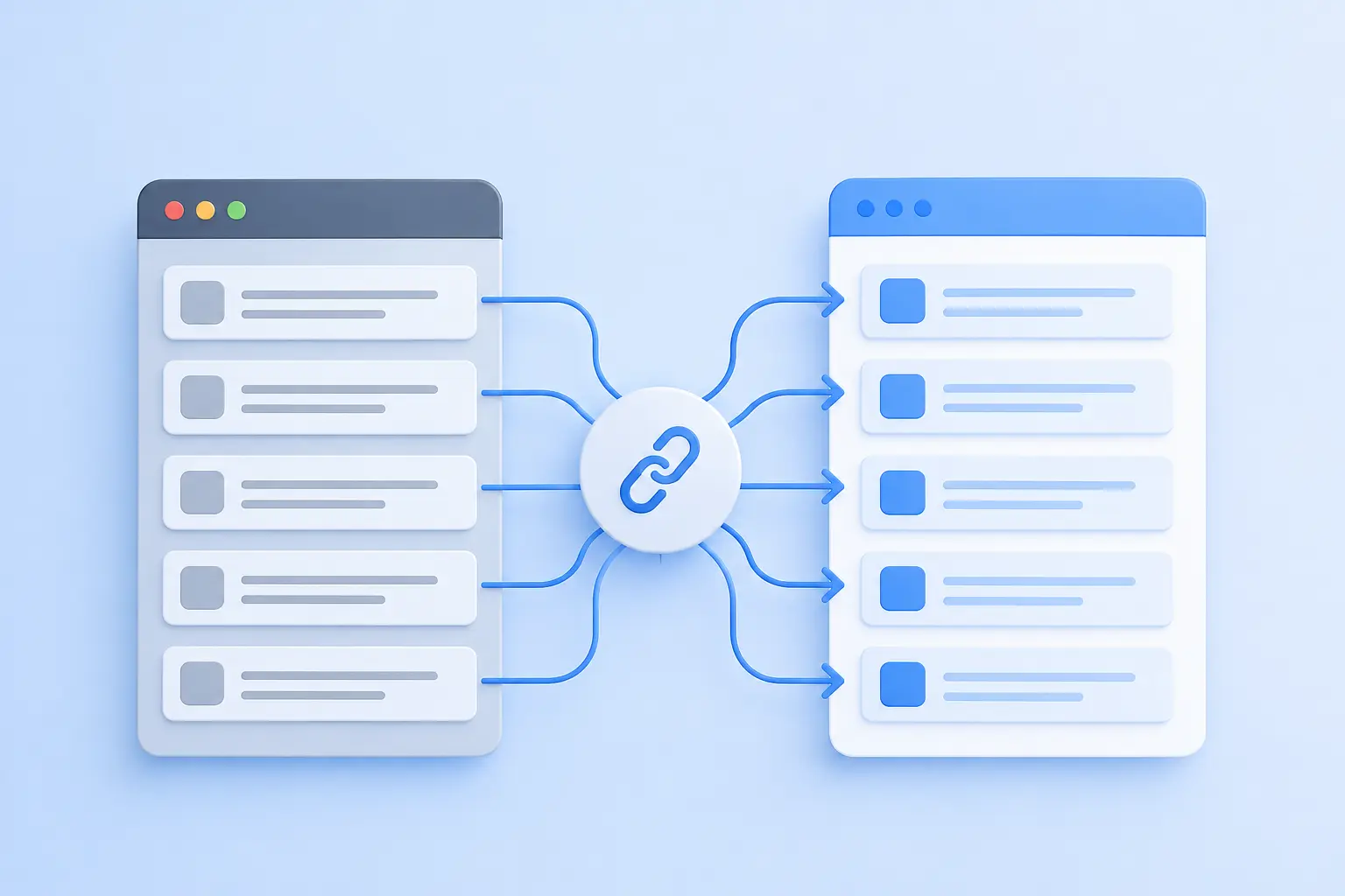 Create a one-to-one URL and redirect map Create a URL and redirect map
