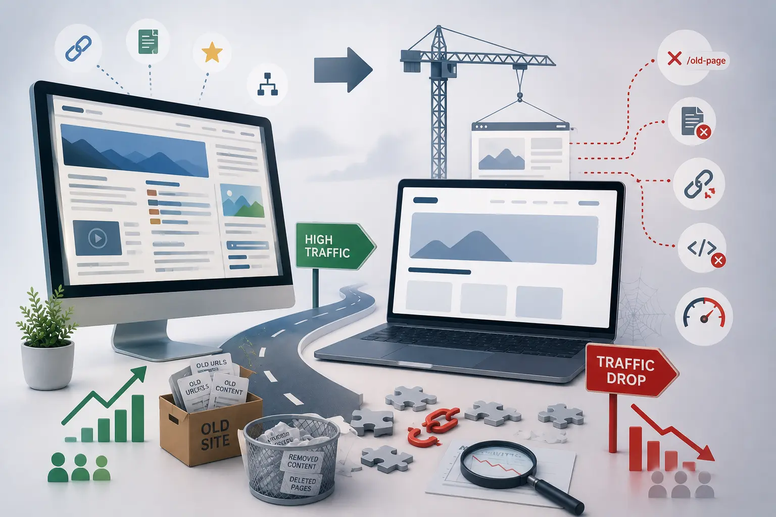 Why websites lose traffic after a redesign websites lose traffic after a redesign