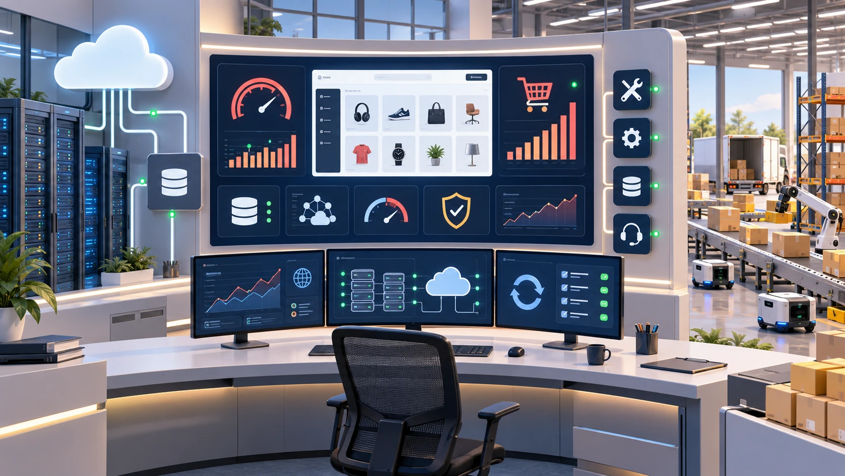 E-commerce Operations Control Room