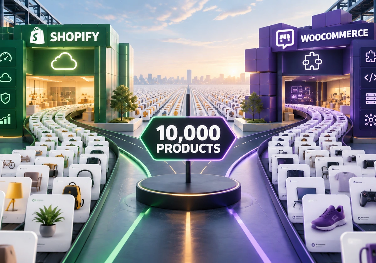 Shopify vs WooCommerce for a 10,000-Product Catalogue